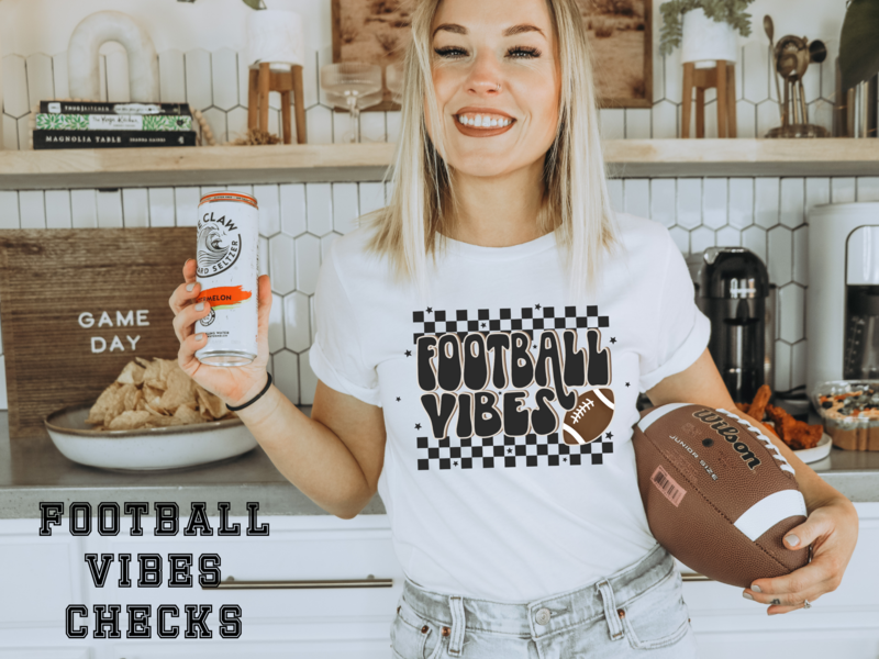 FOOTBALL VIBES CHECKERED