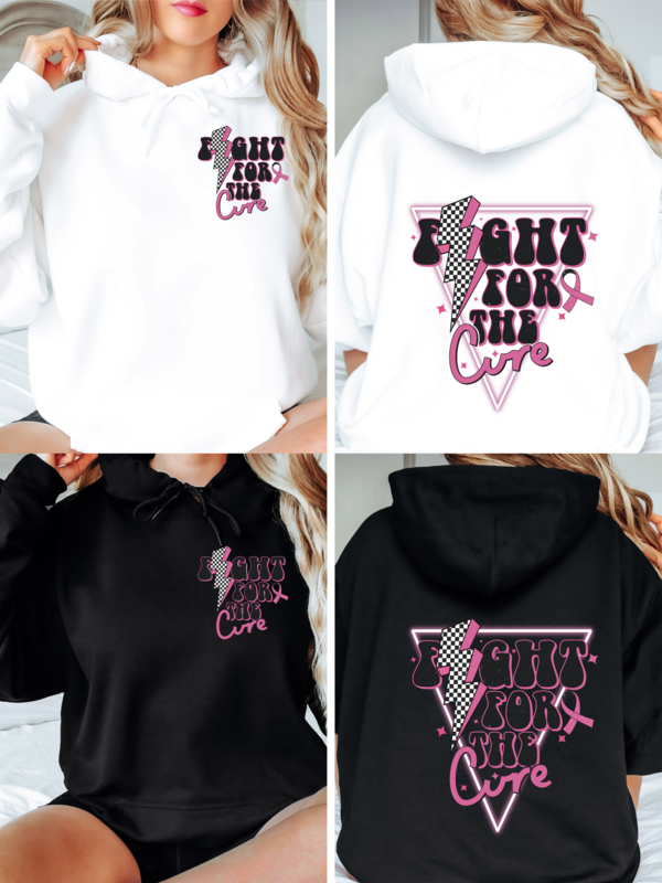 FIGHT FOR THE CURE BREAST CANCER NEON TRIANGLE
