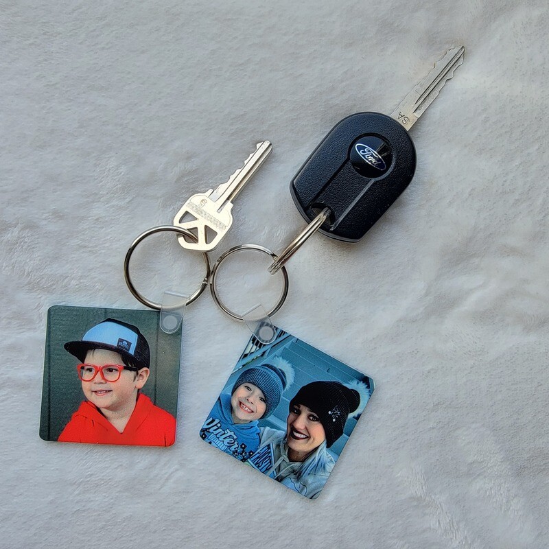 Double sided Personalized keychains