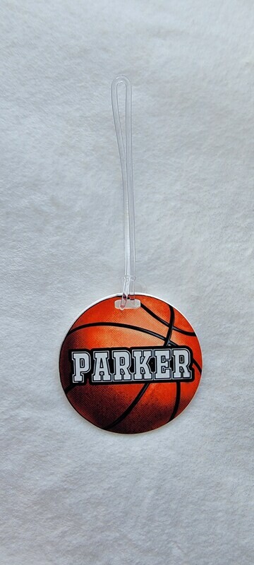 BASKETBALL BAG TAGS