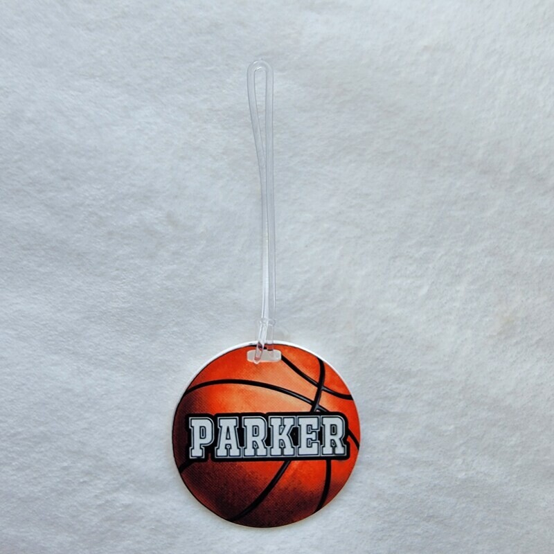 BASKETBALL BAG TAGS