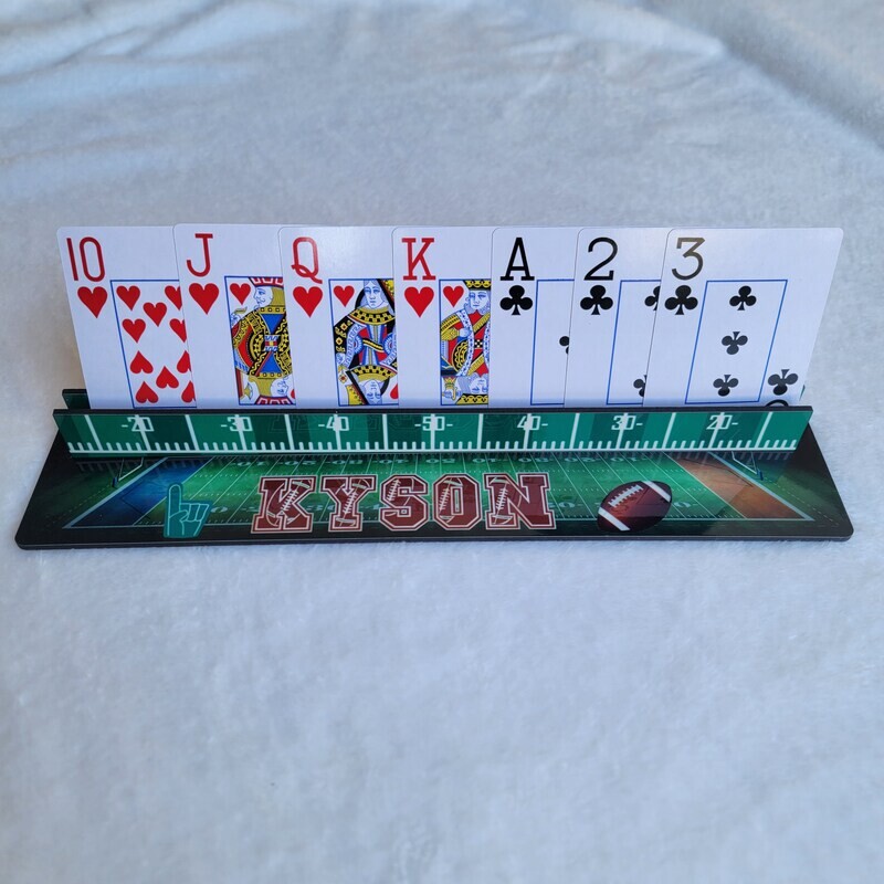 Custom card hold