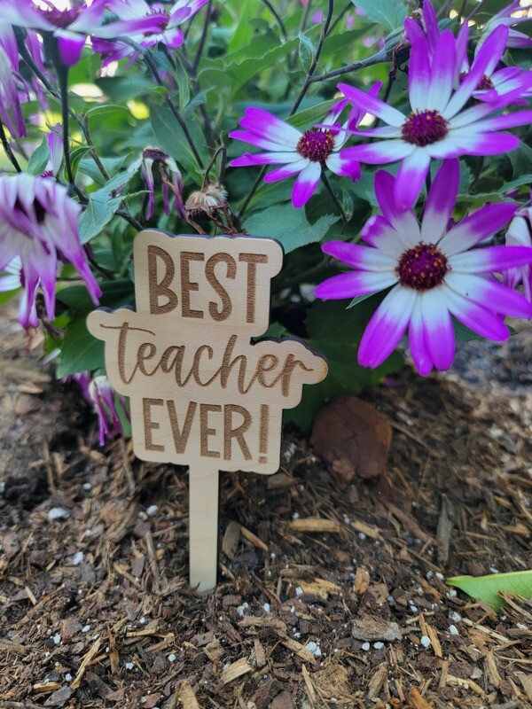 Teacher Appreciation: Wooden Plant stakes