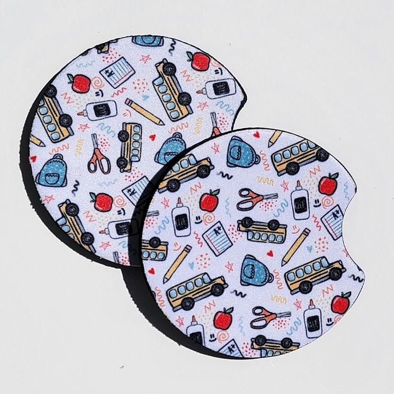 Teacher Appreciation: Custom CAR COASTERS