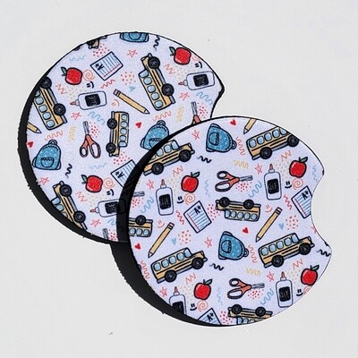 Teacher Appreciation: Custom CAR COASTERS