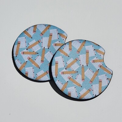 Teacher Appreciation: Custom CAR COASTERS