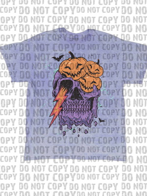 Pumpkin skelly brain