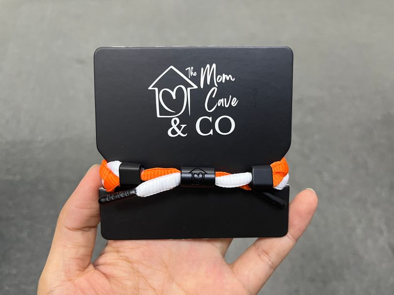 orange
 ombre bracelet