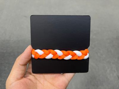 orange
 ombre bracelet