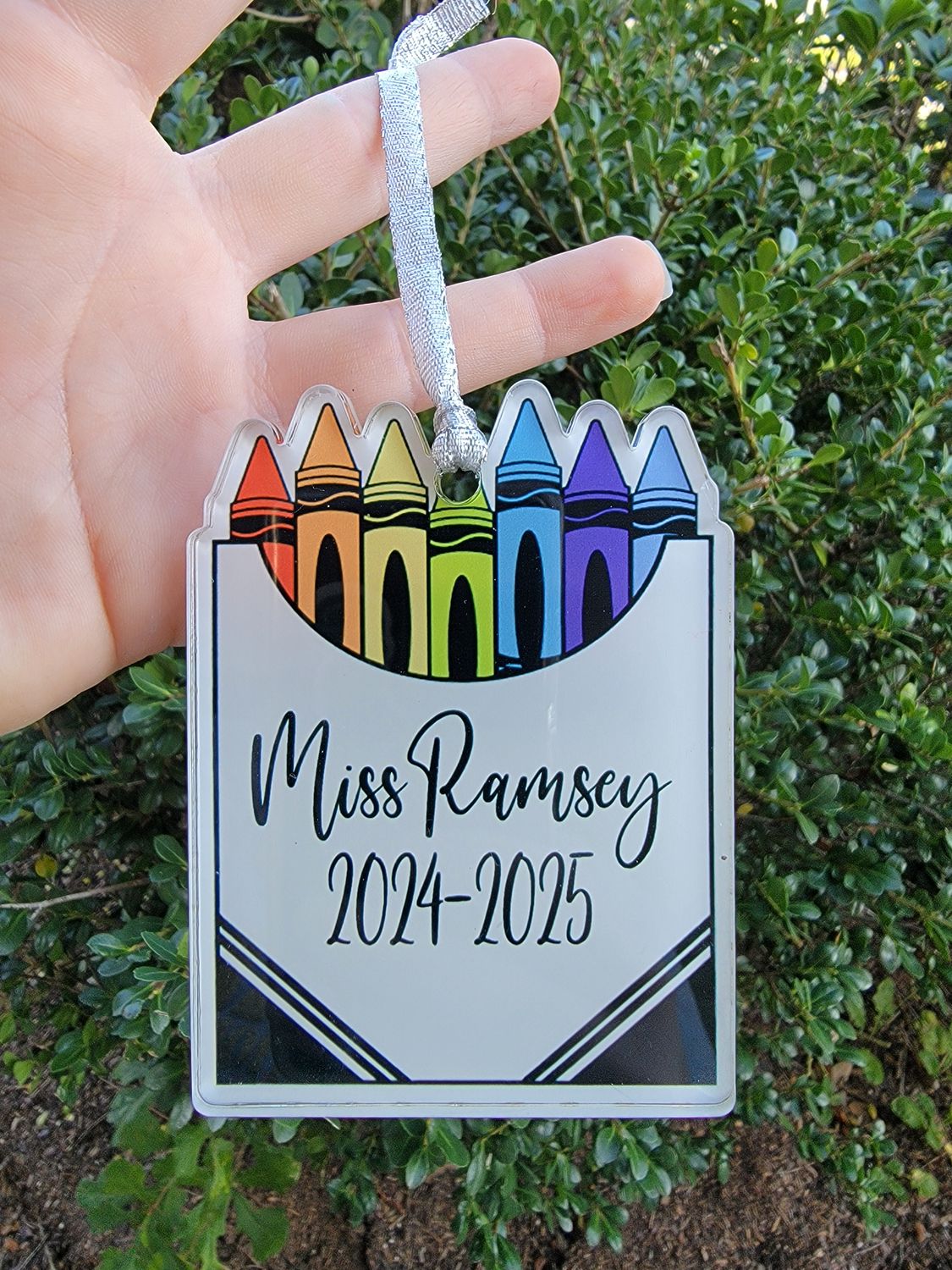 Custom CRAYON BOX ORNAMENT