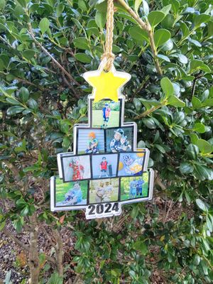 Custom POLAROID PICTURE TREE ORNAMENT