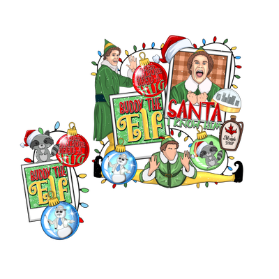 Green Santa helper with sleeves