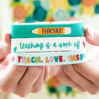 Teacher Stretchy Bracelet BUNDLE (3 Bracelets)