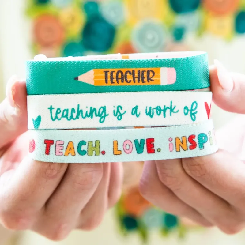 Teacher Stretchy Bracelet BUNDLE (3 Bracelets)