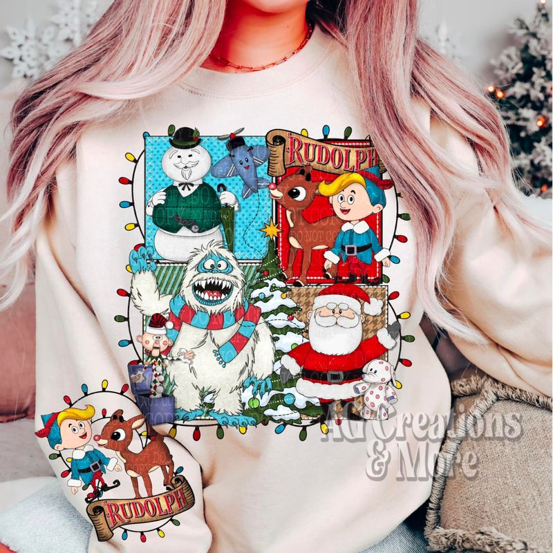 Red Nosed Reindeer with sleeves