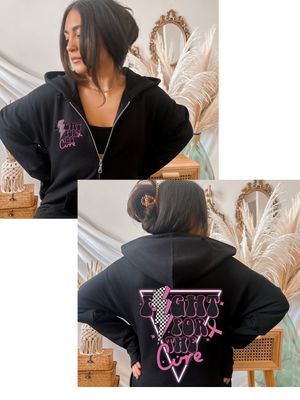 FIGHT FOR THE CURE BREAST CANCER NEON TRIANGLE