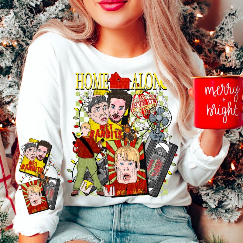 Home A L O N E XMAS with sleeves