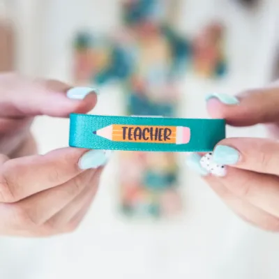 Teacher PENCIL stretch Bracelet
