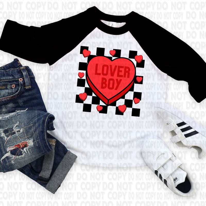 LOVER BOY CHECKS RED