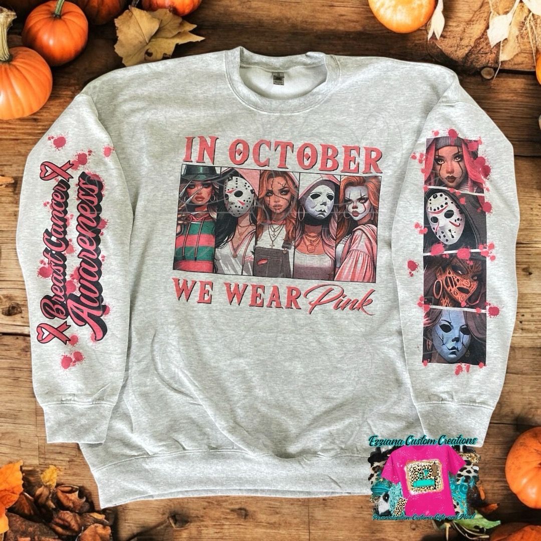 Breast Cancer Awareness Sweatshirt (spooky)