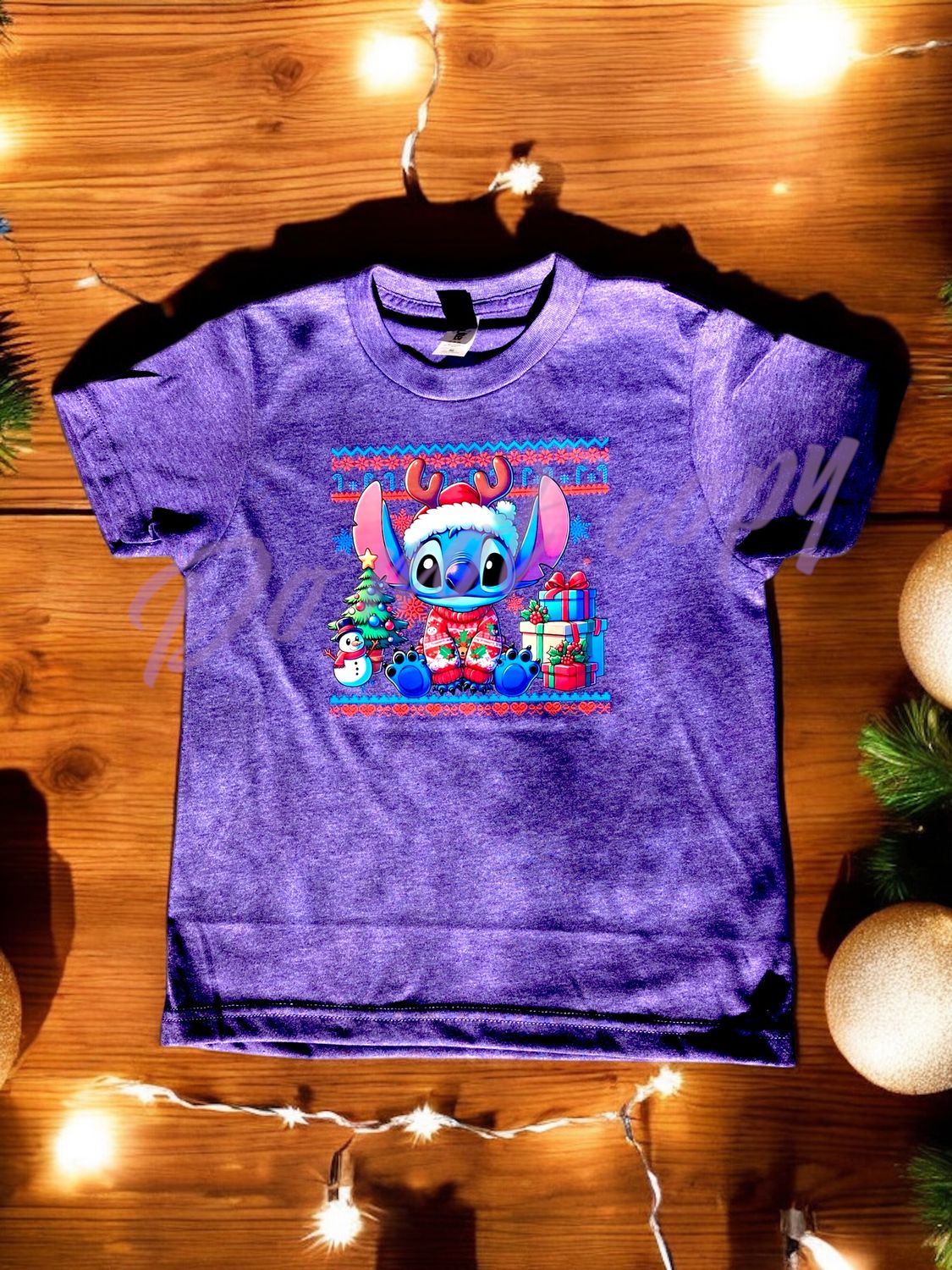 Purple Youth Christmas Sweater Shirt