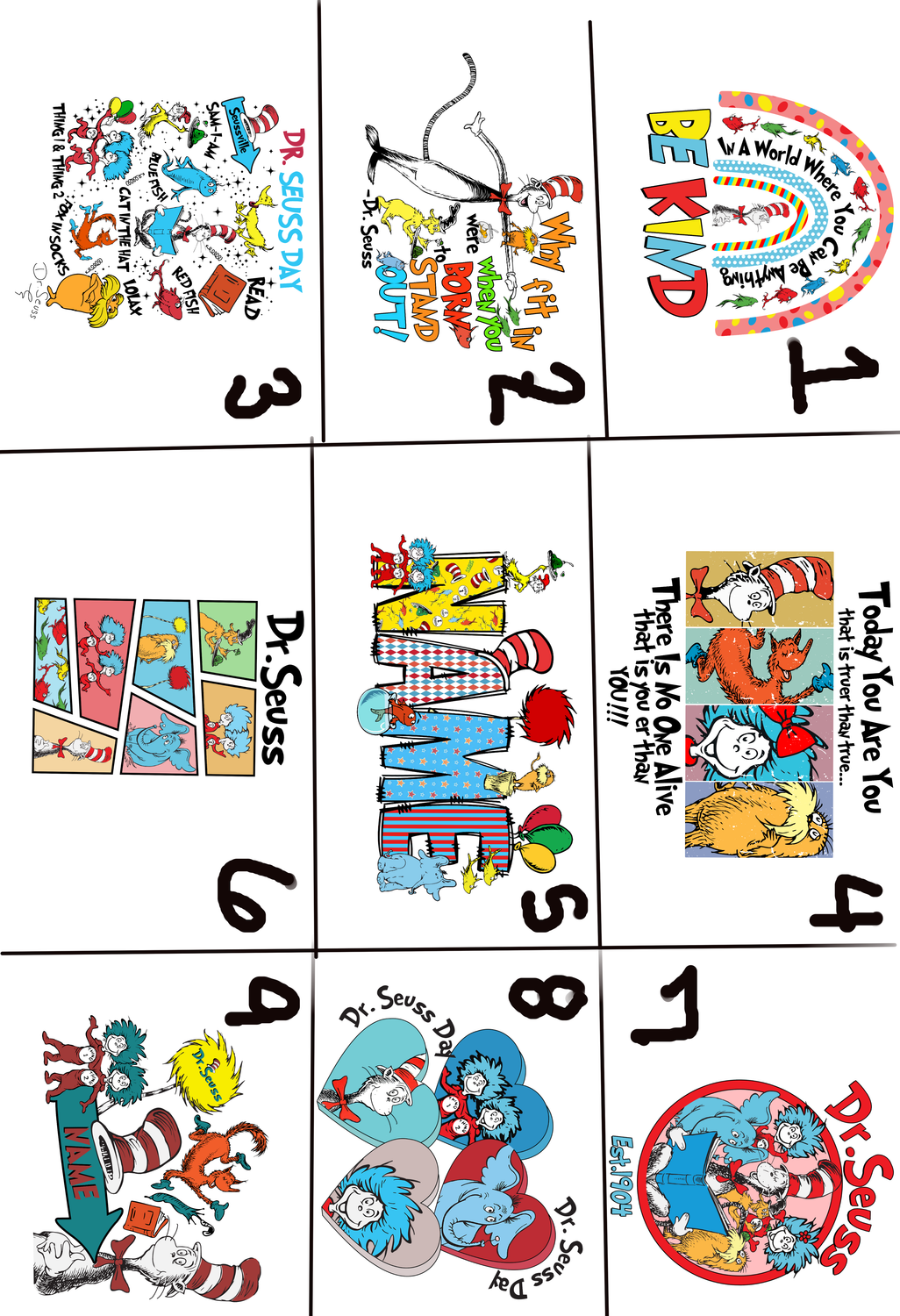 Adult Dr Seuss Shirts