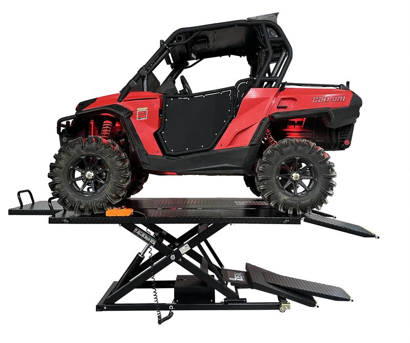 IDEAL U-2200IEH-XR-BLK ELECTRIC / HYDRAULIC UTV LIFT BENCH