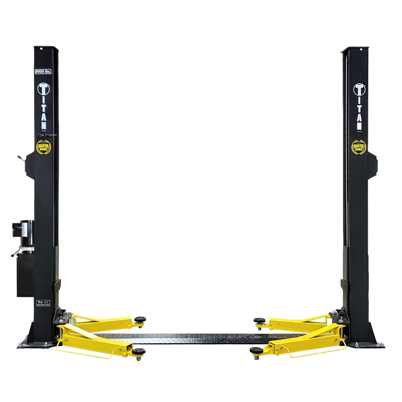 Titan Master Series HD2P-9KMSF 9,000lb Floorplate 2-Post Lift