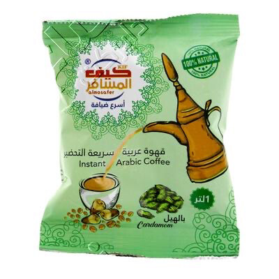 كيف المسافر قهوة عربية سريعة التحضير بالهيل 30 جم
Al mosafer Instant Arabic Coffee With Cardamom