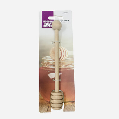 Wooden Honey Dipper قحافة عسل خشبية