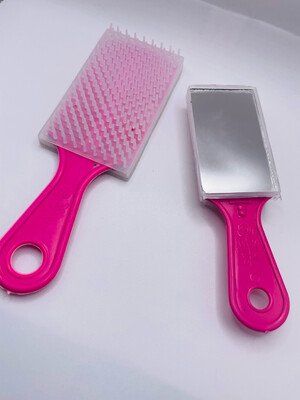 Mirror Brush &amp; Comb 3in1  ‎فرشاة مرآة ومشط ثلاثة في واحد