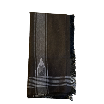 Yafi triangle pattern Izaar Ma&#39;awaz Arabian Lungi Wrap, Miwaz Yafi triangle pattern: Brown