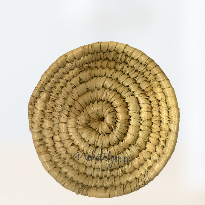Woven Heat Proof Placemat &amp; Pot Holder حصير المقلى 