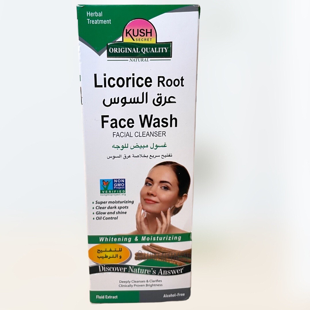 Licorice Root Face Wash facial cleanser عرق السوس غسل للوجه