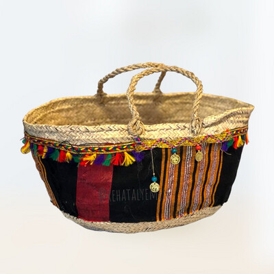 Hand-woven open baskets, Hand-woven open baskets: Miswan Fabric