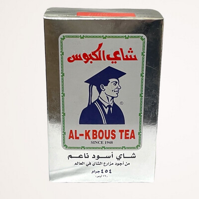 Al-Kbous Tea Fine Black Tea 454g شاي الكابوس شاي أسود ناعم 