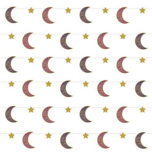 Opulent Eid String Decoration - 2.13m (6pk)