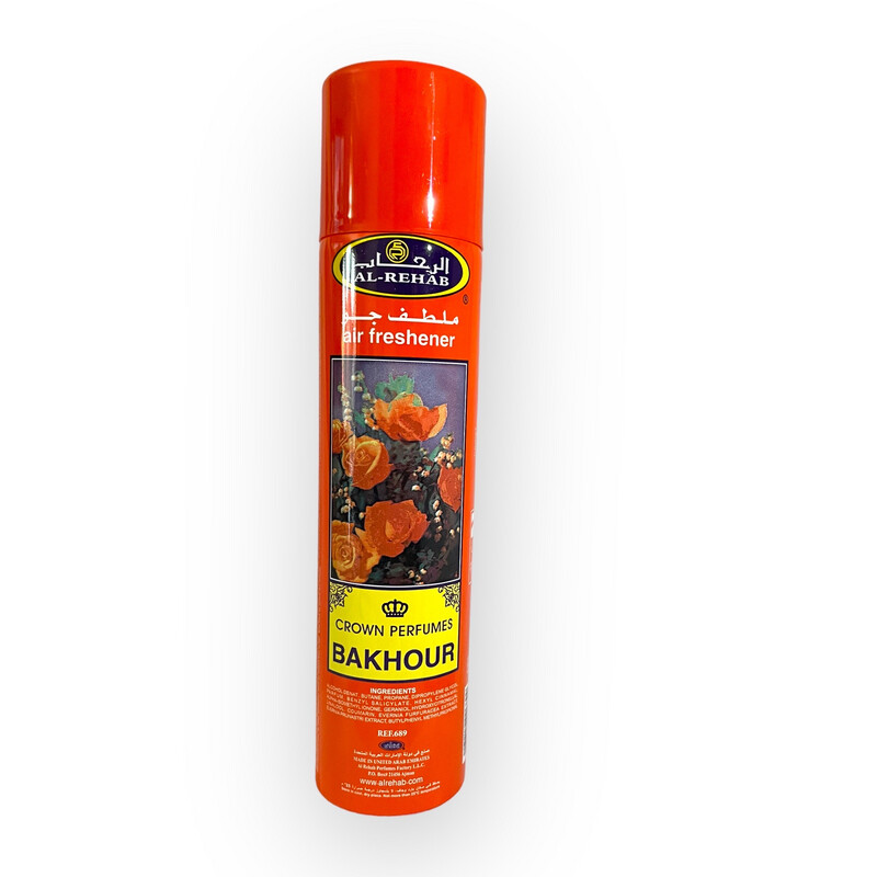 Bakhour 300ml Air Freshener By Al Rehab (Crown Perfumes) بخور ملطف جو الرحاب