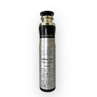 Fakhar Lattafa Silver Air Freshener 300ml PRIDE OF LATTAFA ملطف جو فخر لطافة