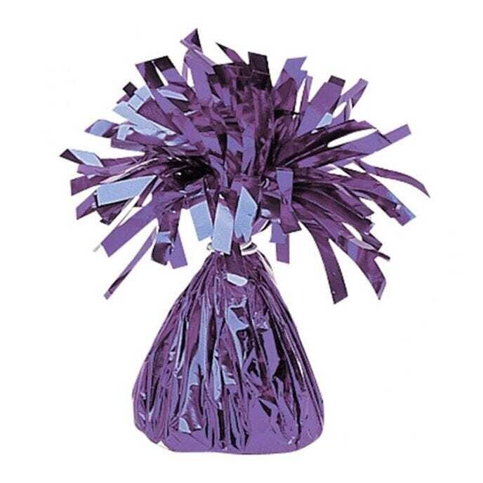 Purple Foil Balloon Weight - 170g