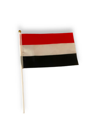 Yemen Hand Flag 14*21cm