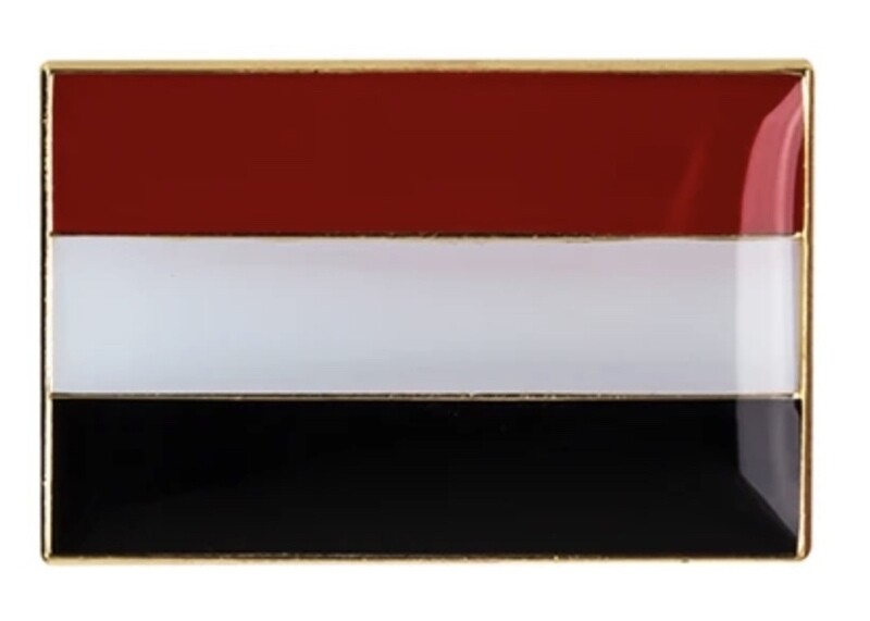 Yemen Flag Pin Badge