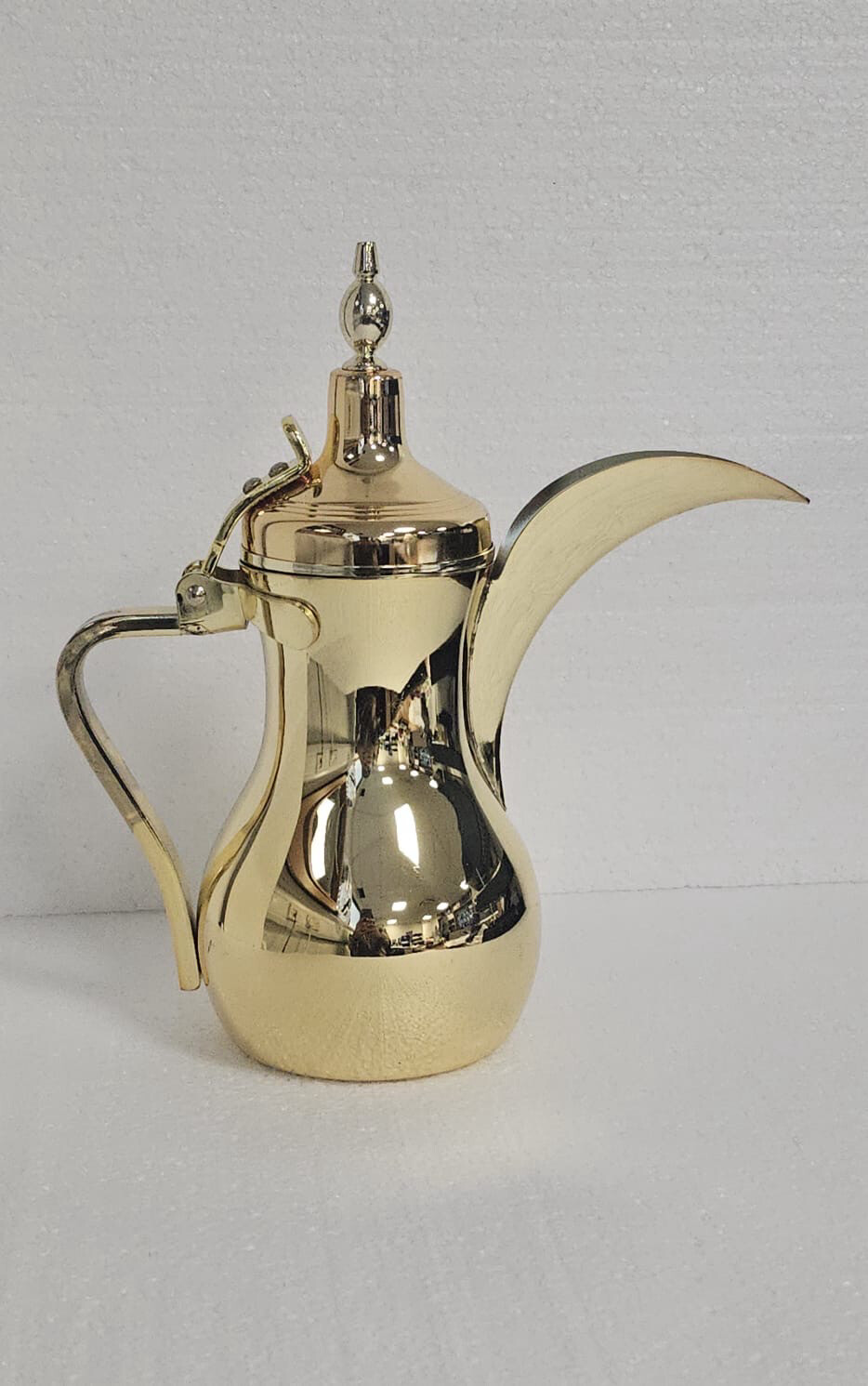 Large Gold Dallah Arabic Coffee Gold دلة 