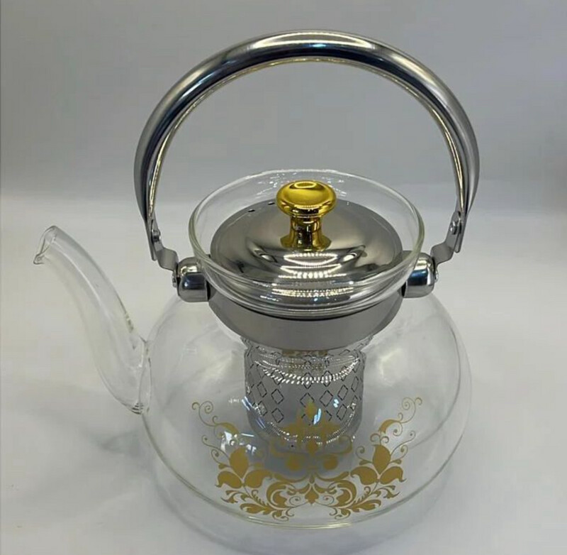 Teapot Glass With Infuser Kettle 700ML