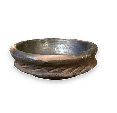 مدر يمني فخار ، مقلى فخار Clay Handmade Seasoned Madr, Magla