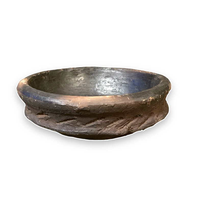 مدر يمني فخار ، مقلى فخار Clay Handmade Seasoned Madr, Magla