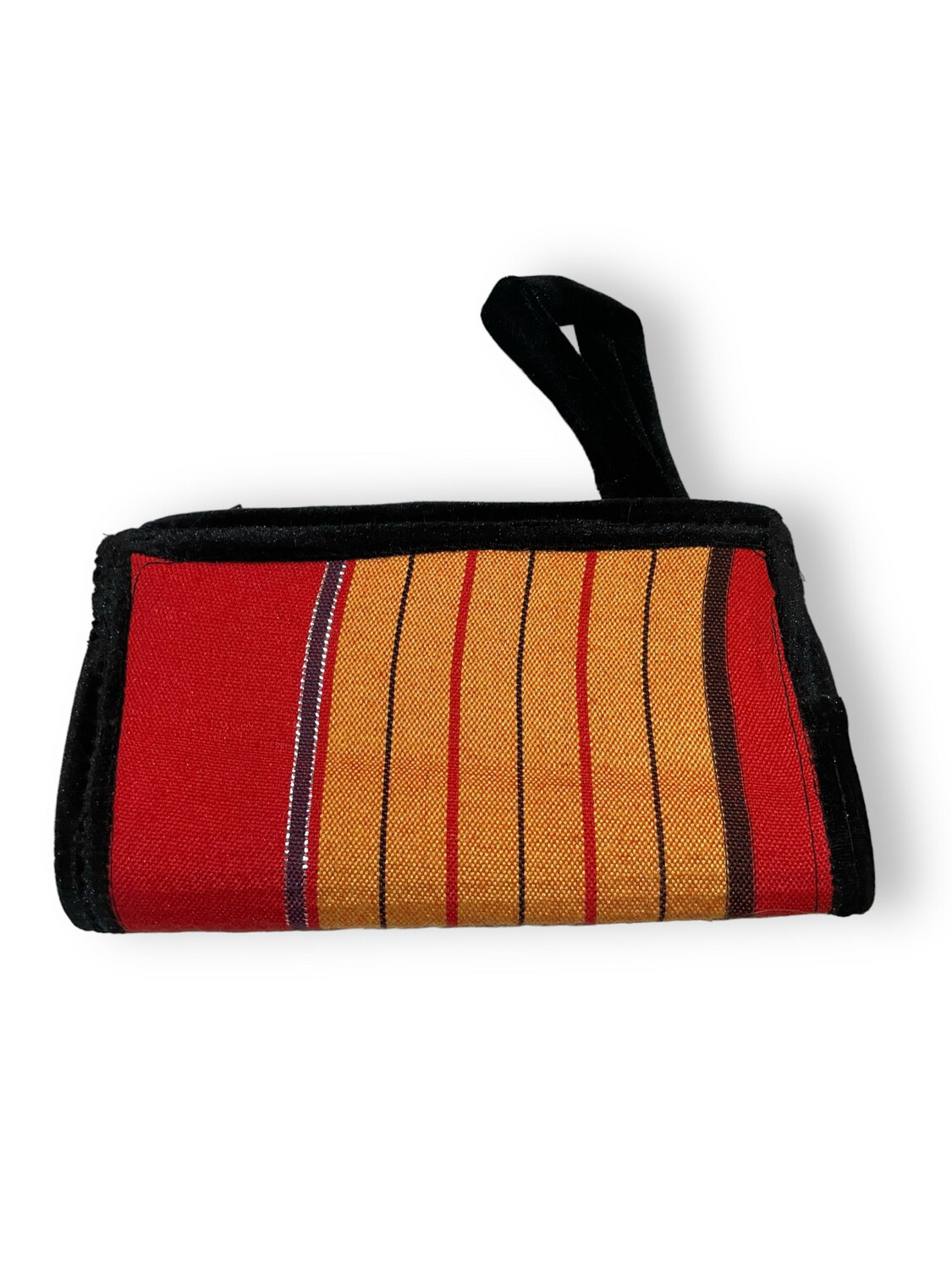 Yemeni Traditional Print Purse Handmade With Traditional Taditional Yemeni Fabrics And Velvet.  محفظة  يد بالطراز يمنية تقليدية
