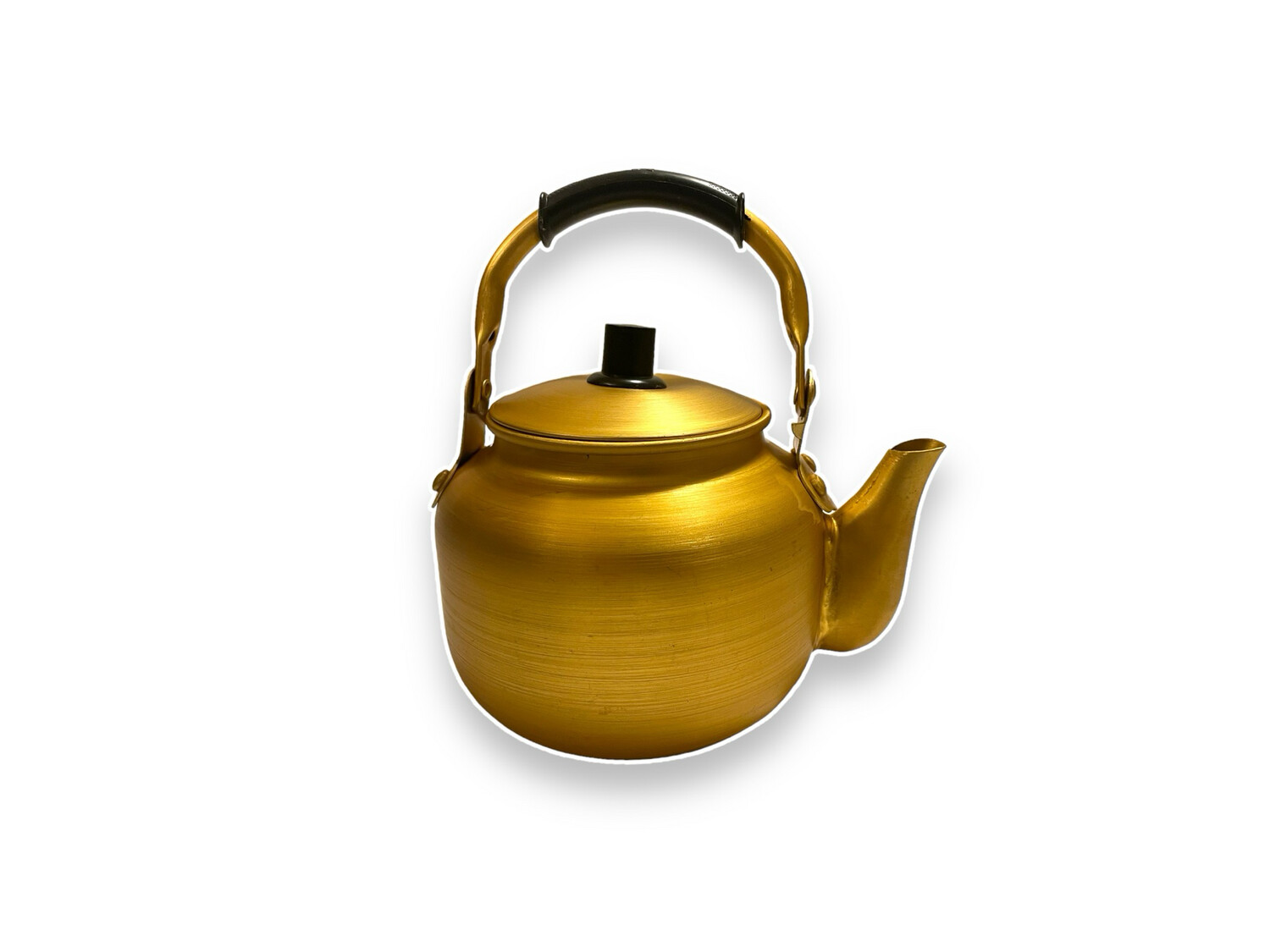 Aluminum Golden Tea Kettle Teapot lightweight Tea &amp; Coffee maker  - Small 1L