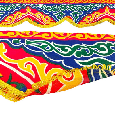 Eid &amp; Ramadan Egyptian Khayamiya Pattern Fabric Bunting | 1 Meter 