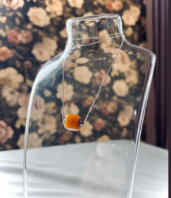 Cubic Amber pendant